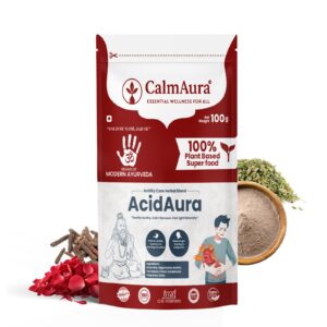AcidAura-Acidity Care Herbal Powder | Herbal Digestive & Acidity Relief | 100g Pouch