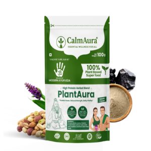 PlantAura-High Protein Herbal Blend | Plant Based Protein Superfood | 100g Pouch