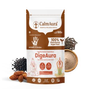 DigeAura-Digestive Wellness Herbal Powder | Constipation & Digestion Support | 100g Pouch