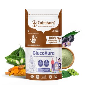 GlucoAura-Diabetes Care Herbal Powder | Natural Sugar Control Supplement | 100g Pouch