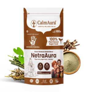 NetraAura-Vision Wellness Herbal Powder | Eye Health & Bright Vision Care | 100g Pouch